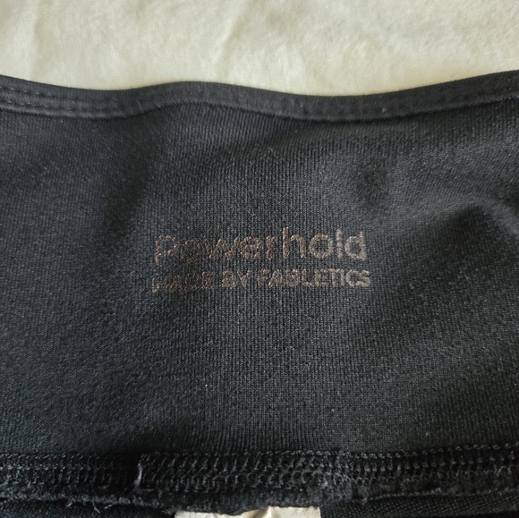 Fabletics Mid-Rise Pocket Legging Size M Used Gray/Black - Picture 4 of 6